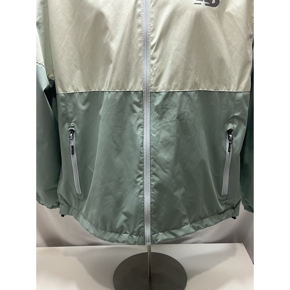 New Balance Full Zip Seafoam Green Mist Activewear Jacket Women's Size large - Picture 2 of 16